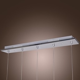 Moderní moderní závěsné svítidlo Island Crystal Chrome