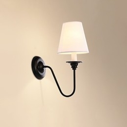 Rustic Lodge Black Oxide Finish Funkce pro ochranu očí Nástěnné svítidlo s okolním světlem