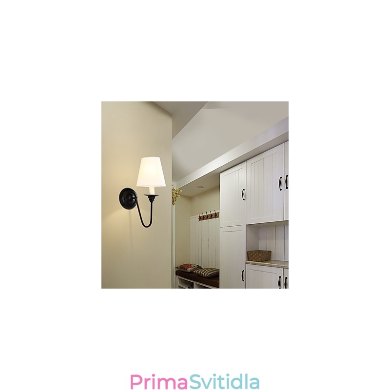 Rustic Lodge Black Oxide Finish Funkce pro ochranu očí Nástěnné svítidlo s okolním světlem