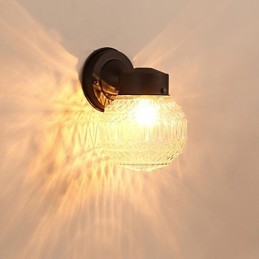 Moderní moderní povrchová úprava s černým oxidem pro nástěnné nástěnné svítidlo s okolním osvětlením v mini stylu