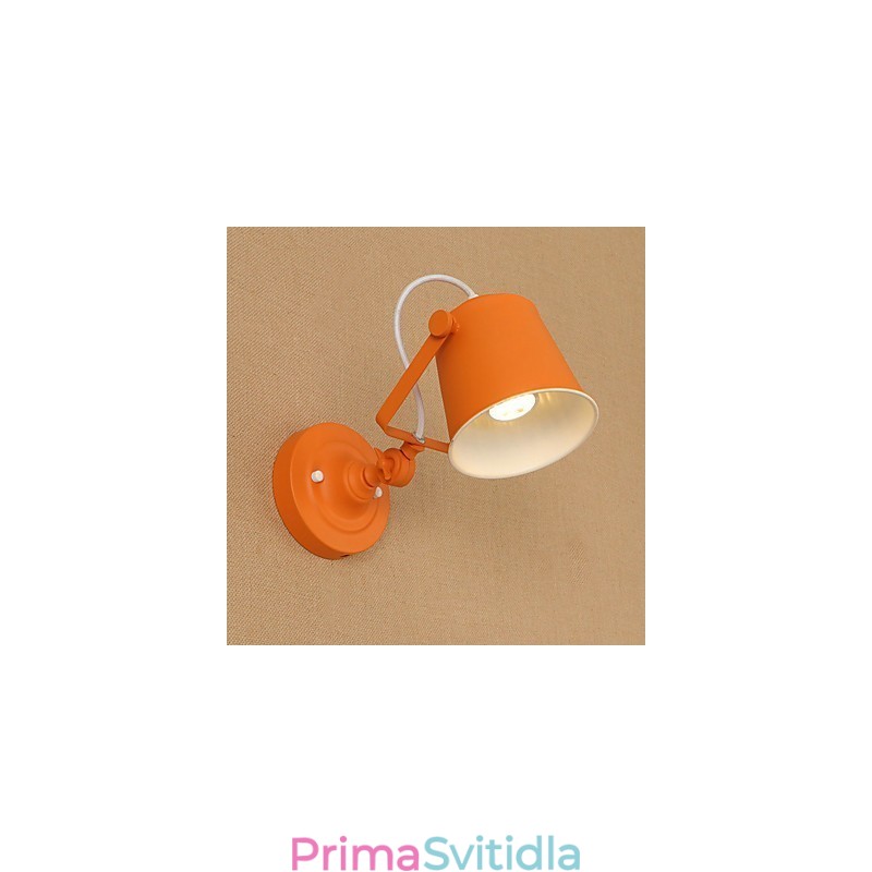 Malovaná ocelová nástěnná lampa němá černá americká káva dekorace retro nástěnná lampa světelný meč na zdi
