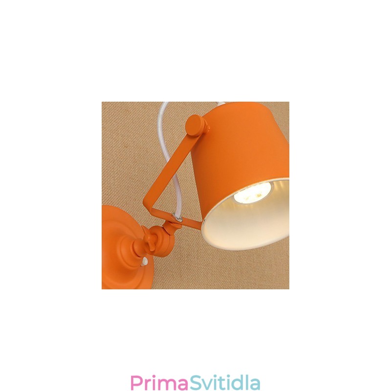 Malovaná ocelová nástěnná lampa němá černá americká káva dekorace retro nástěnná lampa světelný meč na zdi