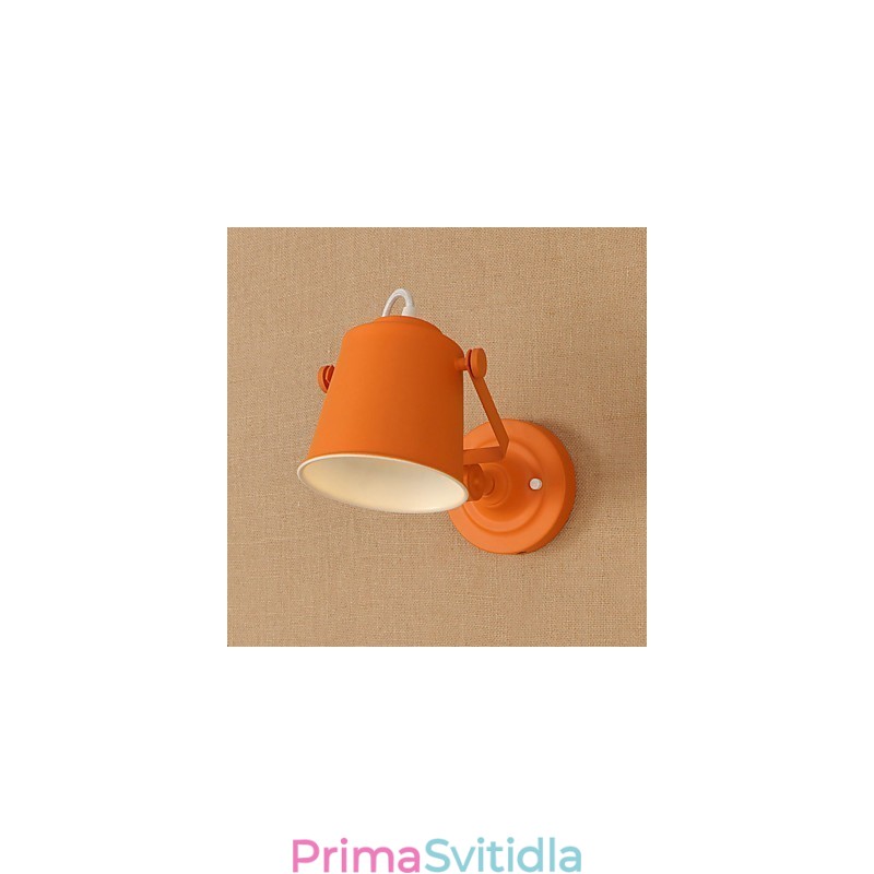 Malovaná ocelová nástěnná lampa němá černá americká káva dekorace retro nástěnná lampa světelný meč na zdi