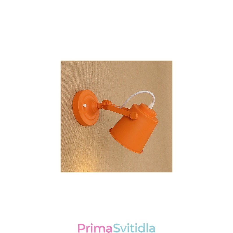 Malovaná ocelová nástěnná lampa němá černá americká káva dekorace retro nástěnná lampa světelný meč na zdi