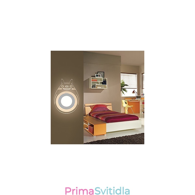 Integrovaná funkce moderního současného malování pro nástěnné svítidlo s okolním osvětlením