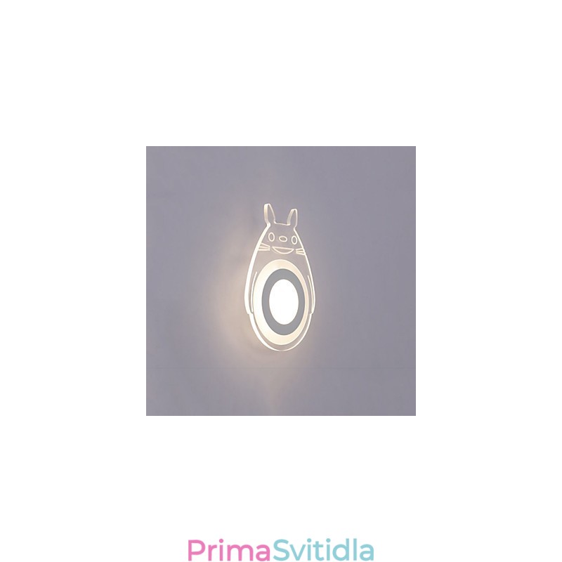 Integrovaná funkce moderního současného malování pro nástěnné svítidlo s okolním osvětlením