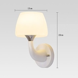 Kovové moderní moderní zapuštěné a stropní svítidlo Hugger s funkcí nástěnného svítidla