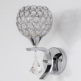 Moderní moderní galvanizovaná funkce Max Crystal pro křišťálové ambientní osvětlení nástěnné nástěnné svítidlo