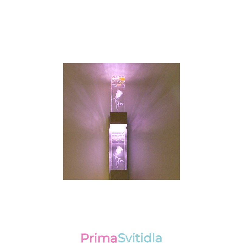 Vícebarevná nová funkce pro nástěnné nástěnné svítidlo s okolním osvětlením v mini stylu Nástěnná lampa Růžové světlo
