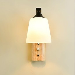 Jednoduchá venkovská funkce pro ochranu zraku Nástěnné svítidlo s okolním světlem Nové čínské moderní minimalistické kreativní ložnice