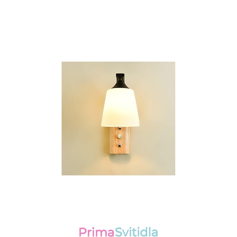 Jednoduchá venkovská funkce pro ochranu zraku Nástěnné svítidlo s okolním světlem Nové čínské moderní minimalistické kreativní ložnice