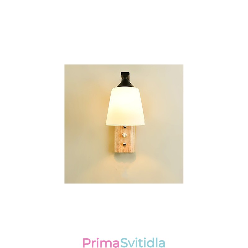 Jednoduchá venkovská funkce pro ochranu zraku Nástěnné svítidlo s okolním světlem Nové čínské moderní minimalistické kreativní ložnice