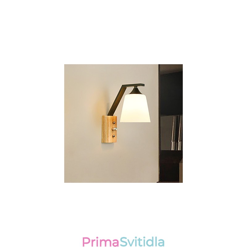 Jednoduchá venkovská funkce pro ochranu zraku Nástěnné svítidlo s okolním světlem Nové čínské moderní minimalistické kreativní ložnice