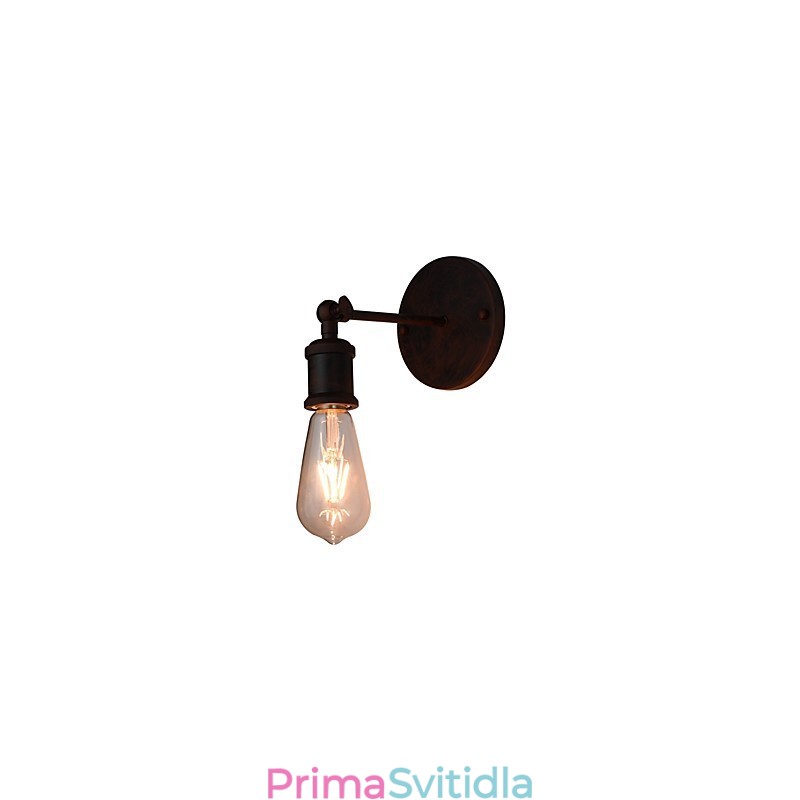 Nástěnné světlo Nástěnné svítidla Nástěnné železo Nástěnná lampa Němá černá lampa se světelným mečem na zdi
