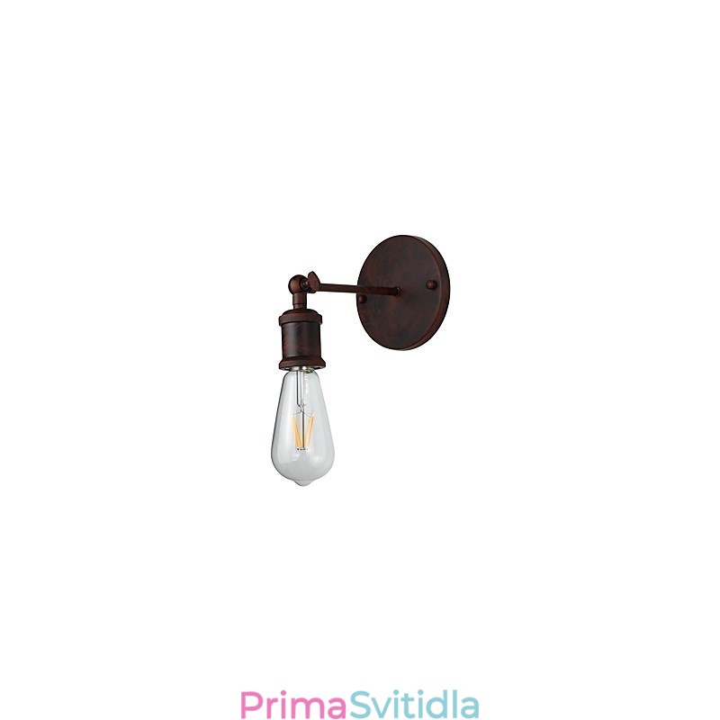 Nástěnné světlo Nástěnné svítidla Nástěnné železo Nástěnná lampa Němá černá lampa se světelným mečem na zdi