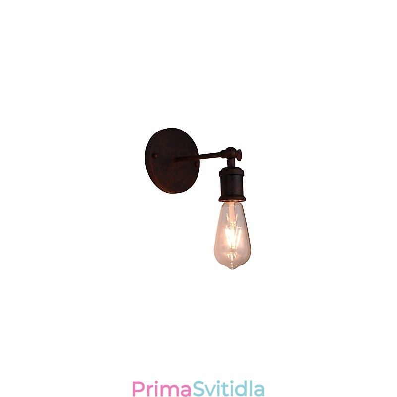 Nástěnné světlo Nástěnné svítidla Nástěnné železo Nástěnná lampa Němá černá lampa se světelným mečem na zdi