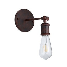 Nástěnné světlo Nástěnné svítidla Nástěnné železo Nástěnná lampa Němá černá lampa se světelným mečem na zdi
