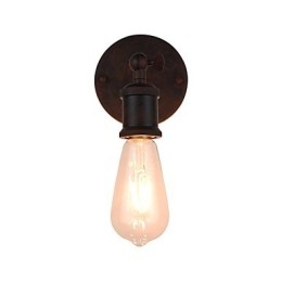 Nástěnné světlo Nástěnné svítidla Nástěnné železo Nástěnná lampa Němá černá lampa se světelným mečem na zdi