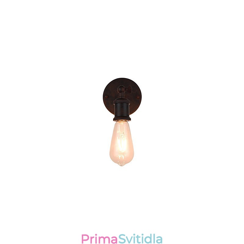 Nástěnné světlo Nástěnné svítidla Nástěnné železo Nástěnná lampa Němá černá lampa se světelným mečem na zdi