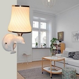 Vintage galvanicky pokovené nástěnné nástěnné svítidlo Downlight