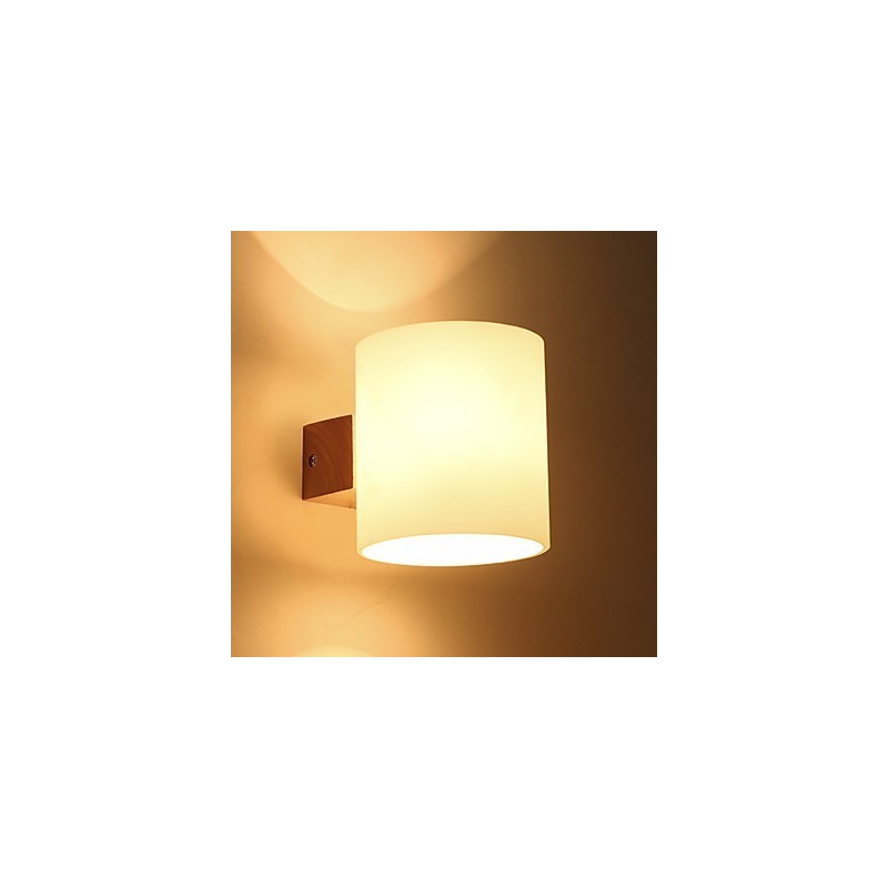 Novinka pro venkovskou funkci pro ochranu zraku v mini stylu Downlight Nástěnné svítidla Nástěnné svítidlo Dřevěná noční lampa