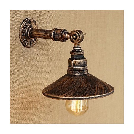 Nástěnná nástěnná lampa na vodní dýmku v industriálním stylu světle hnědá starověká Nástěnná nástěnná lampa na vodní dýmku v industriálním stylu světle hnědá starověká