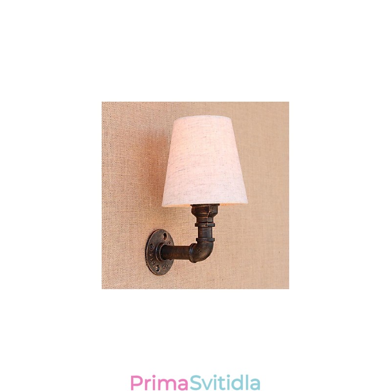Rustic Lodge mosazný prvek pro nástěnné svítidlo s okolním osvětlením