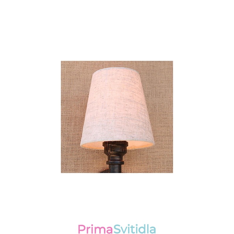 Rustic Lodge mosazný prvek pro nástěnné svítidlo s okolním osvětlením
