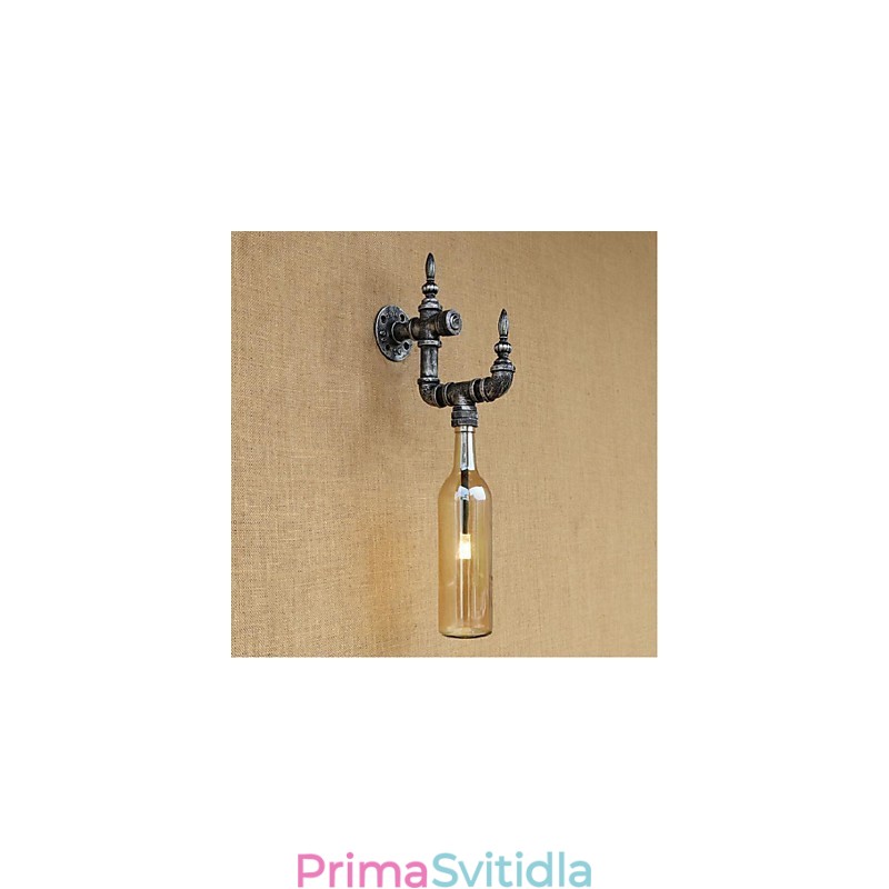 Rustic Lodge Silver Funkce pro nástěnné svítidlo s okolním osvětlením