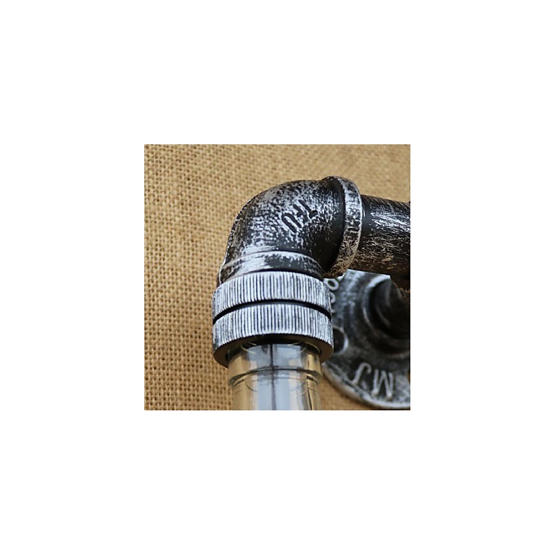 Rustic Lodge Brass Funkce pro nástěnné svítidla s okolním světlem Světle modrá kouřově šedá