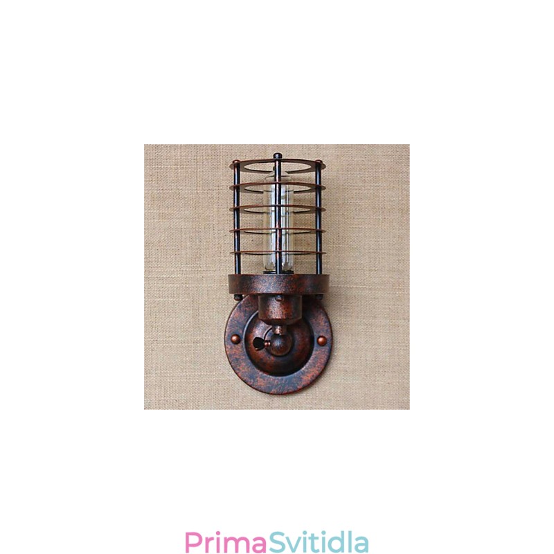 Rustic Lodge Country Antique Mosazný prvek pro nástěnné svítidlo s okolním osvětlením