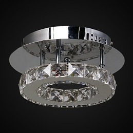 Moderní moderní křišťálový chromový kovový zapuštěný držák