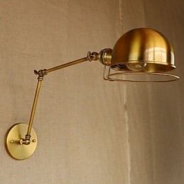 Industriální retro evropský styl vesnice charakter osvětlení dekorativní nástěnná lampa Železné rameno