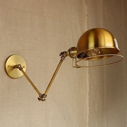 Industriální retro evropský styl vesnice charakter osvětlení dekorativní nástěnná lampa Železné rameno