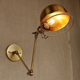 Industriální retro evropský styl vesnice charakter osvětlení dekorativní nástěnná lampa Železné rameno