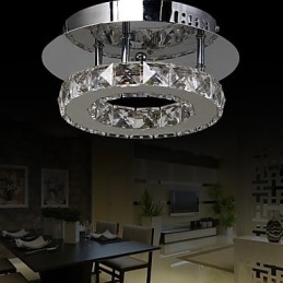 Moderní moderní křišťálový chromový kovový zapuštěný držák