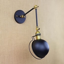 Industriální retro evropský styl vesnice charakter osvětlení dekorativní nástěnná lampa Železné rameno