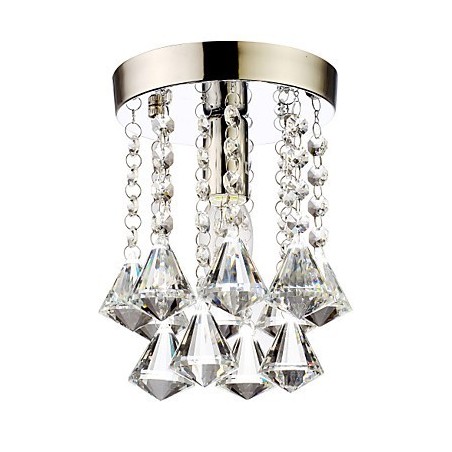Moderní moderní tradiční klasický venkovský křišťálový mini styl Chrome Crystal zapuštěný držák Moderní moderní tradiční klasický venkovský křišťálový mini styl Chrome Crystal zapuštěný držák