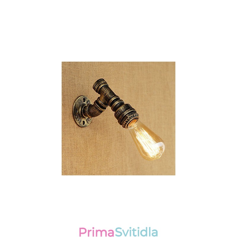 Funkce country retro vintage malby pro nástěnné svítidlo s okolním osvětlením v mini stylu