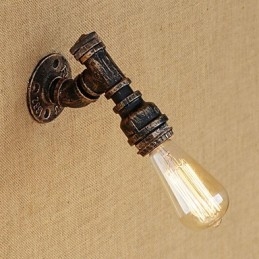 Funkce country retro vintage malby pro nástěnné svítidlo s okolním osvětlením v mini stylu