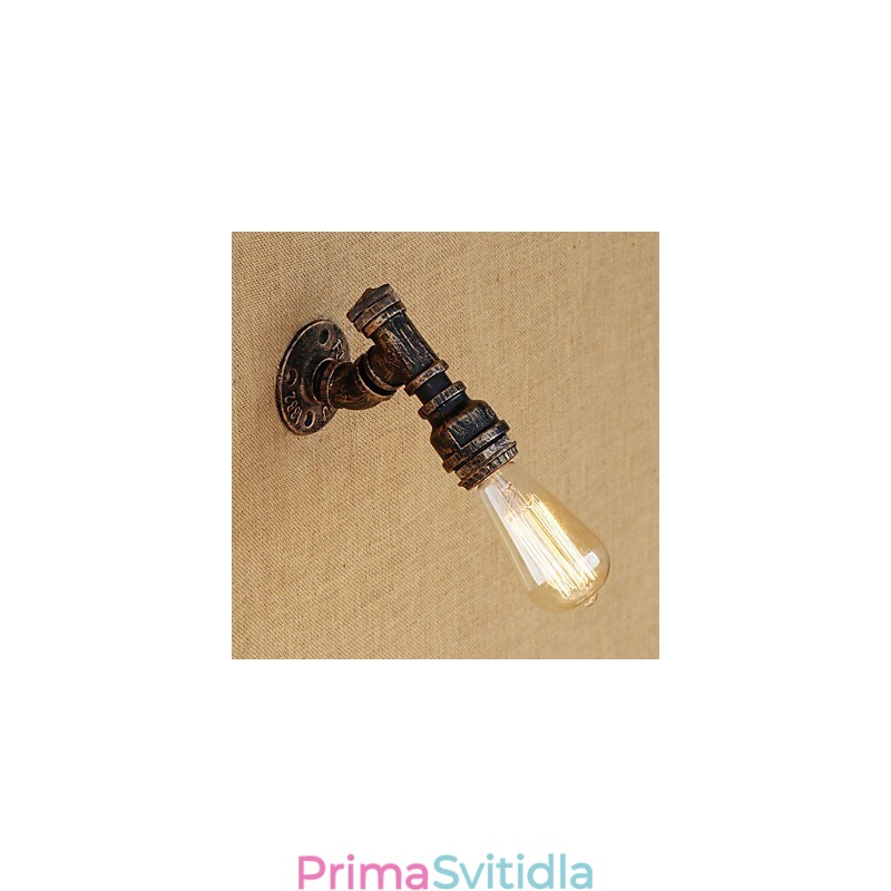Funkce country retro vintage malby pro nástěnné svítidlo s okolním osvětlením v mini stylu
