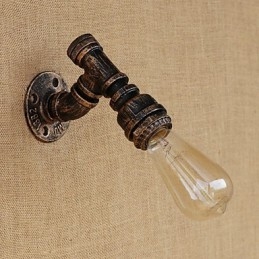 Funkce country retro vintage malby pro nástěnné svítidlo s okolním osvětlením v mini stylu