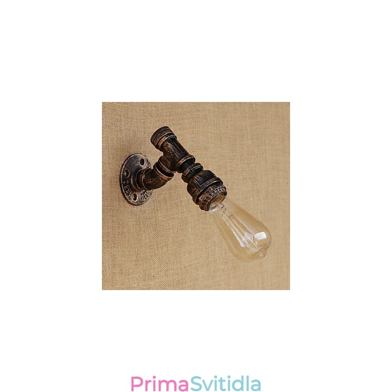 Funkce country retro vintage malby pro nástěnné svítidlo s okolním osvětlením v mini stylu