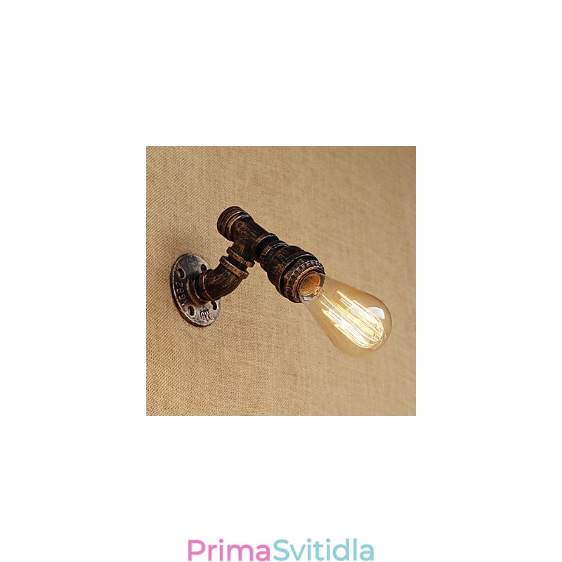Funkce country retro vintage malby pro nástěnné svítidlo s okolním osvětlením v mini stylu