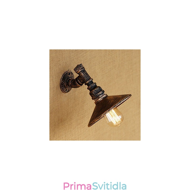 Funkce country retro malby pro nástěnné nástěnné osvětlení s okolním světlem v mini stylu