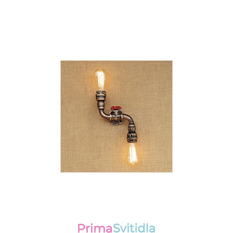 Rustic Lodge Country mosazný prvek pro nástěnné svítidlo s okolním osvětlením v mini stylu