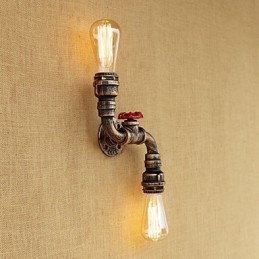 Rustic Lodge Country mosazný prvek pro nástěnné svítidlo s okolním osvětlením v mini stylu