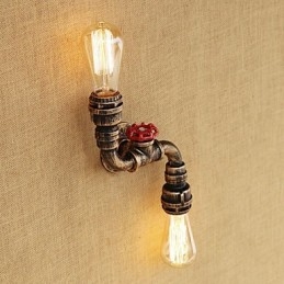 Rustic Lodge Country mosazný prvek pro nástěnné svítidlo s okolním osvětlením v mini stylu
