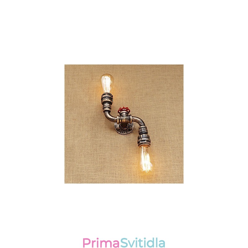 Rustic Lodge Country mosazný prvek pro nástěnné svítidlo s okolním osvětlením v mini stylu