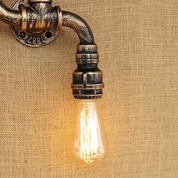 Rustic Lodge Country mosazný prvek pro nástěnné svítidlo s okolním osvětlením v mini stylu